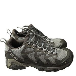 OBOZ Cirque Low Hiking Trail Shoes Boots Women's Waterproof Gray